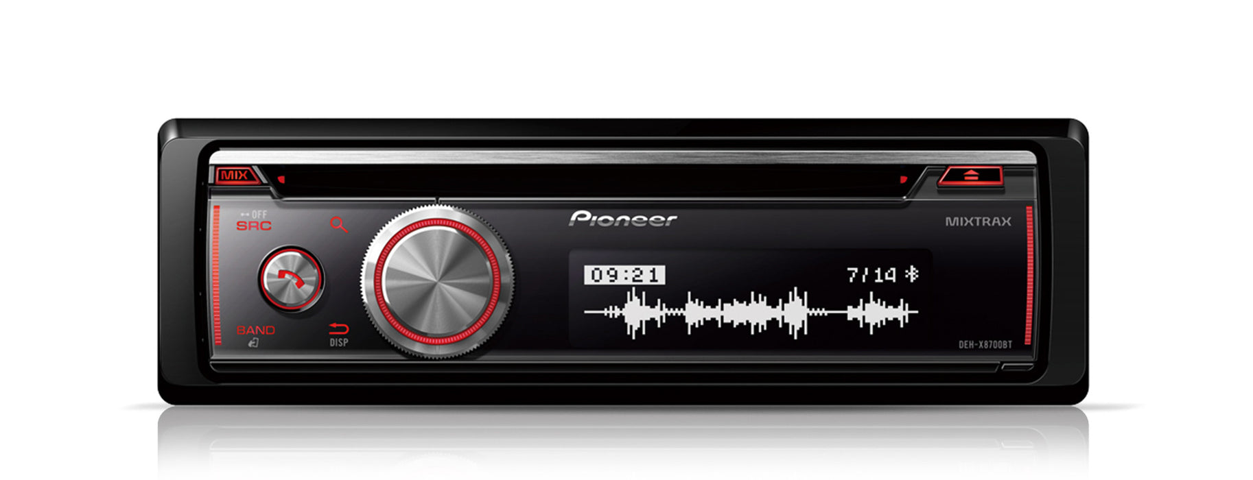 Magnetola automobiliui Pioneer DEH-X8700BT, CD, USB, AUX, BLUETOOTH Magnetolos Pioneer AUTOGARSAS.LT