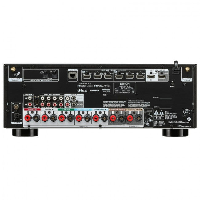 Denon AVC-X2800H, 7.2 kanalų imtuvas-stiprintuvas- galas