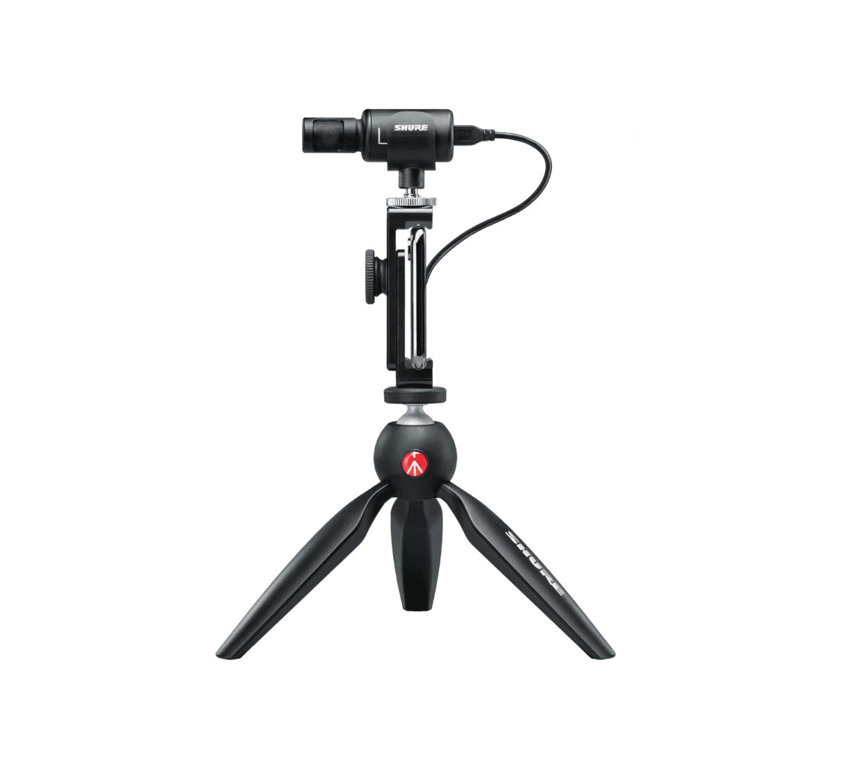 Shure MV88+ Video Kit, profesionalus garso įrašymo rinkinys iš toliau