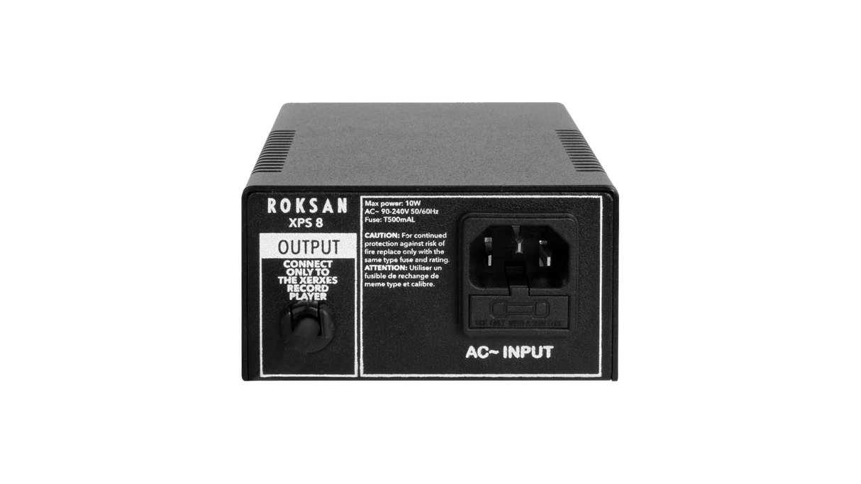 Roksan XPS 8 SPEED CONTROL, išorinis maitinimo šaltinis- galas