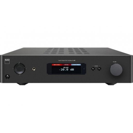 NAD C368, Stereo stiprintuvas su DAC funkcija- priekis