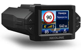Neoline X-COP 9300S, vaizdo registratorius-  radarų detektorius - šonas