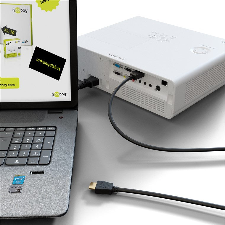 Goobay Ultra High Speed HDMI™, HDMI kabelis - įvaizdinė nuotrauka