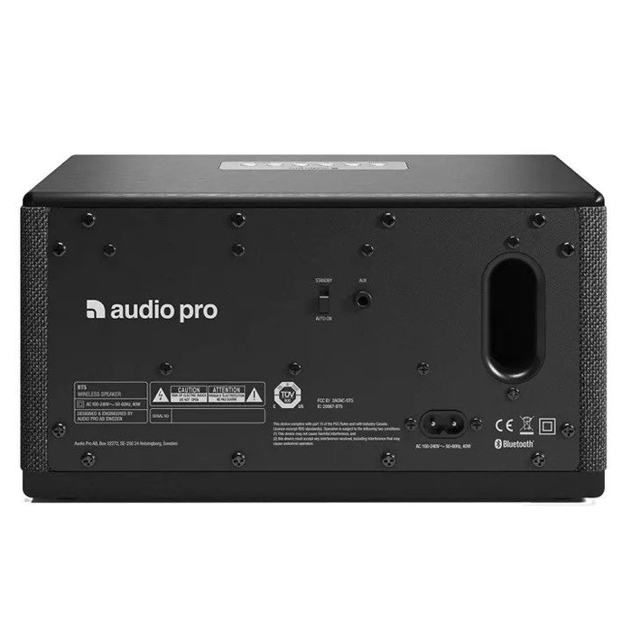 Audio Pro BT5, belaidė Bluetooth garso kolonėlė - galas