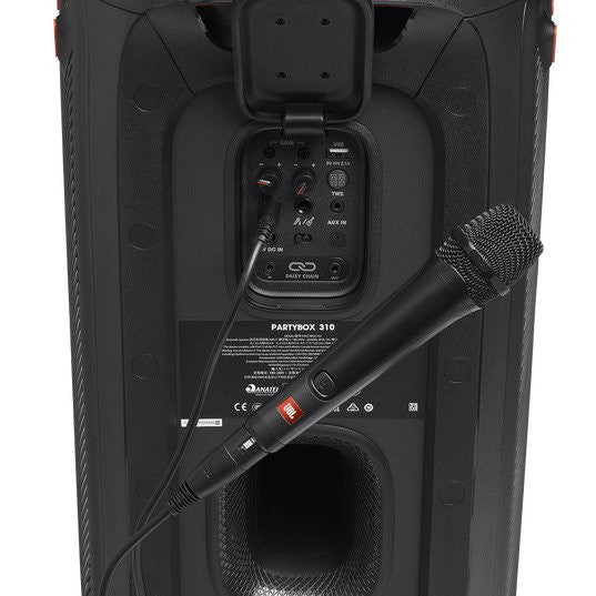 JBL PBM100, Mikrofonas - prijungtas