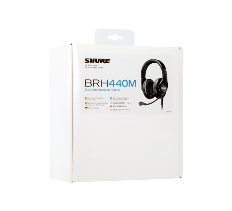 Shure BRH440M, mikrofonas su ausinėmis- pakuotė