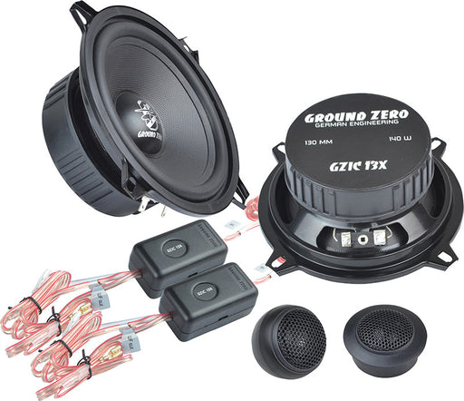 Garsiakalbiai Ground Zero GZIC 13X, 140W, komponentiniai, 13cm, 2-jų juostų Garsiakalbiai Ground Zero AUTOGARSAS.LT