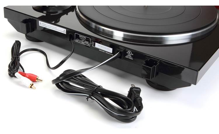 DENON DP-300F, automatinis analoginis patefonas (įvarių spalvų)- laidai