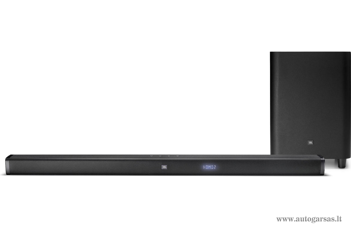 JBL BAR 3.1 soundbar-as TV garso kolonėlė ir žemų dažnių garsiakalbis 450W HDMI Bluetooth Namu kinas JBL AUTOGARSAS.LT