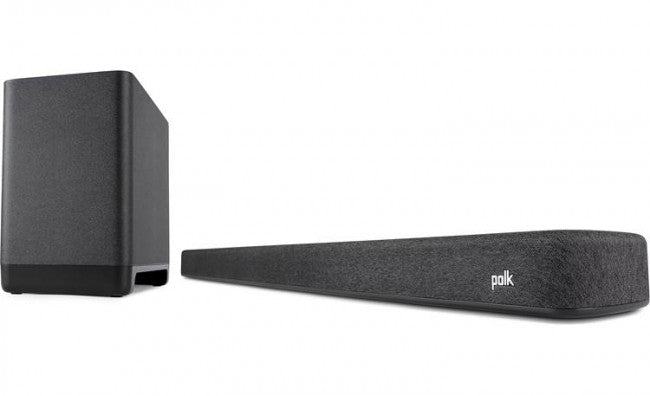 Polk Audio React, Soundbaro ir Polk Audio React SUB žemų dažnių garso kolonėlės komplektas