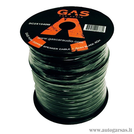 Garsiakalbių laidas GAS PURE COPPER SC 2 x 1.50 mm²/1m AUTOGARSAS.LT