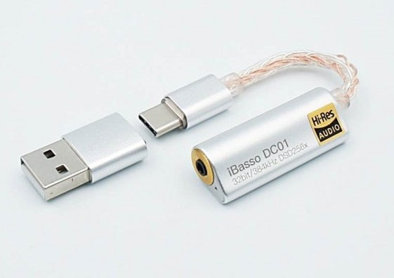 iBasso DC01, nešiojamas ausinių stiprintuvas su DAC 