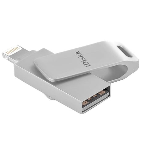 Išorinė laikmena iDiskk 64GB skirta iPhone/iPad USB 2.0 Išmanūs sprendimai iDiskk AUTOGARSAS.LT