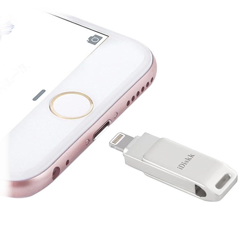 Išorinė laikmena iDiskk 128GB skirta iPhone/iPad USB 2.0 Išmanūs sprendimai iDiskk AUTOGARSAS.LT