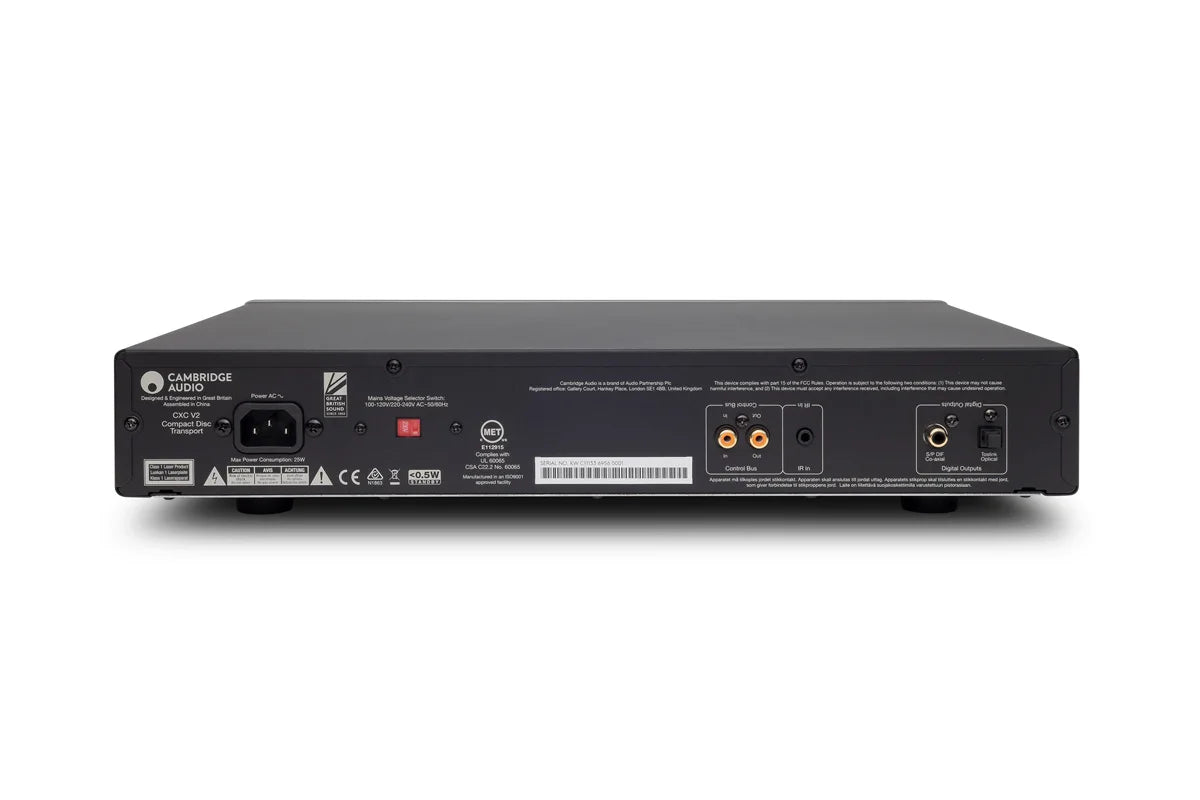 Cambrdige Audio CXC, CD transportas- galas