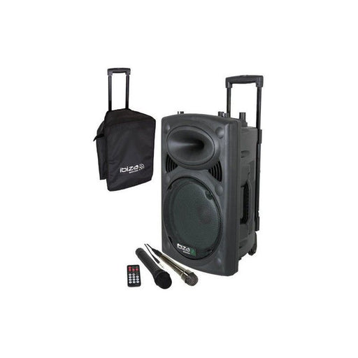 Nešiojama garso sistema Ibiza-Sound PORT10UHF-BT USB, SD, Bleutooth, 500W Kolonėlės Ibiza AUTOGARSAS.LT