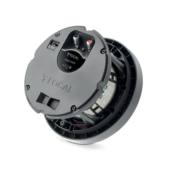 Focal 1000 ICW 6, Į sieną įmontuojamas garsiakalbis (montavimo gylis: 100 mm.)- galas