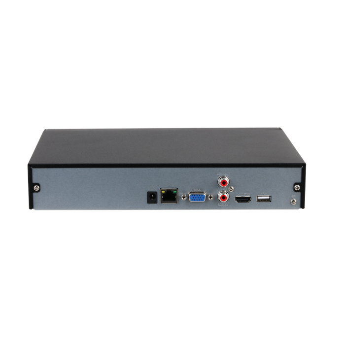 Dahua NVR2108HS-I Lite AI, 8-nių kanalų įrašymo įrenginys - galas