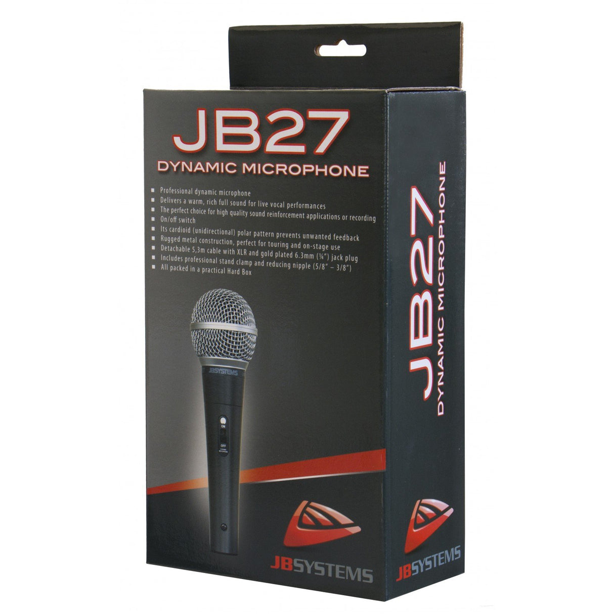 Vokalinis mikrofonas JB Systems JB27 PRO DJ GARSO TECHNIKA JB Systems AUTOGARSAS.LT