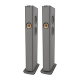 KEF LS60 WIRELESS, belaidės grindinės garso kolonėlės (įvairių spalvų)- titanium grey
