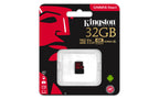 Atminties kortelė Kingston microSDHC Canvas React 32GB 100/70 U3 UHS-I V30 A1 Vaizdo registratoriai - radarų detektoriai Kingston AUTOGARSAS.LT