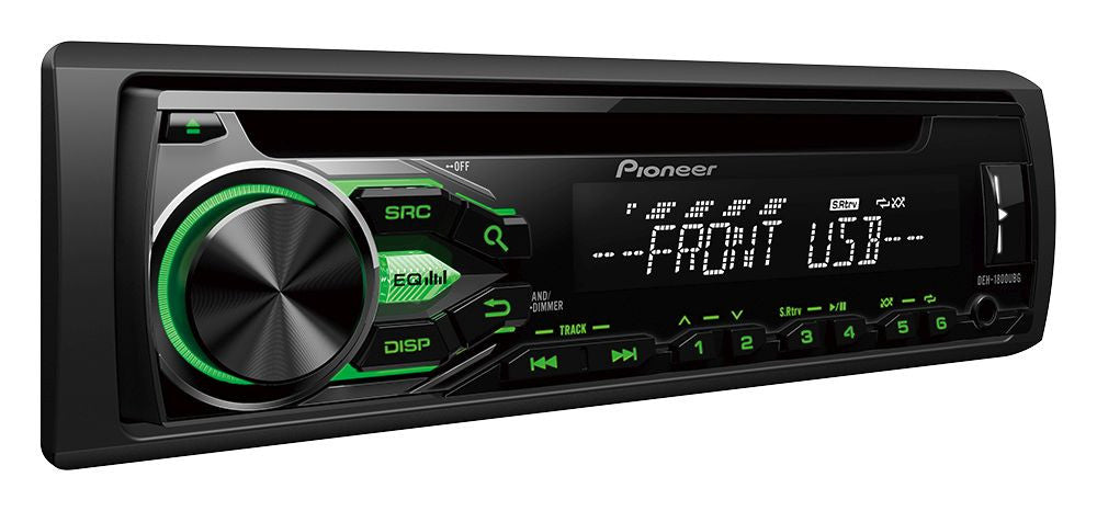 Magnetola automobiliui Pioneer DEH-1800UBG, CD, USB, AUX Magnetolos Pioneer AUTOGARSAS.LT