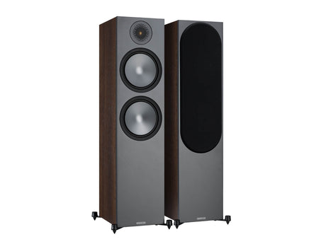 Monitor Audio Bronze 500 (6G), grindinės garso kolonėlės - Walnut