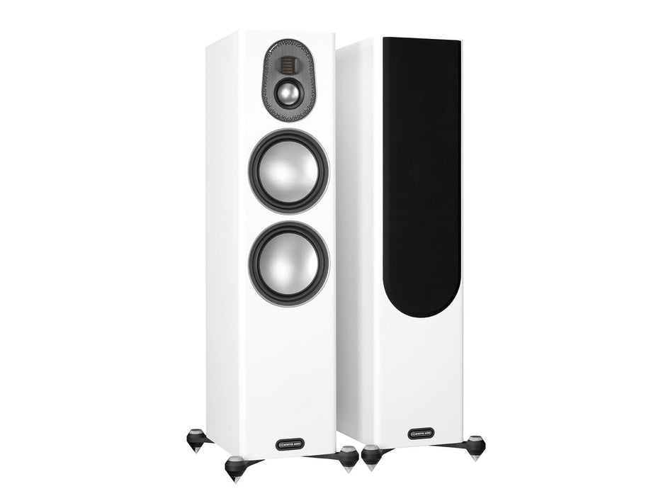 Monitor Audio Gold 300, grindinės garso kolonėlės - balta