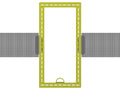 Monitor Audio WB5LCR Pre-Construction Bracket, montavimo rėmas