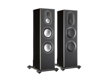 Monitor Audio Platinum PL300 II, grindinės garso kolonėlės - Black Laquer