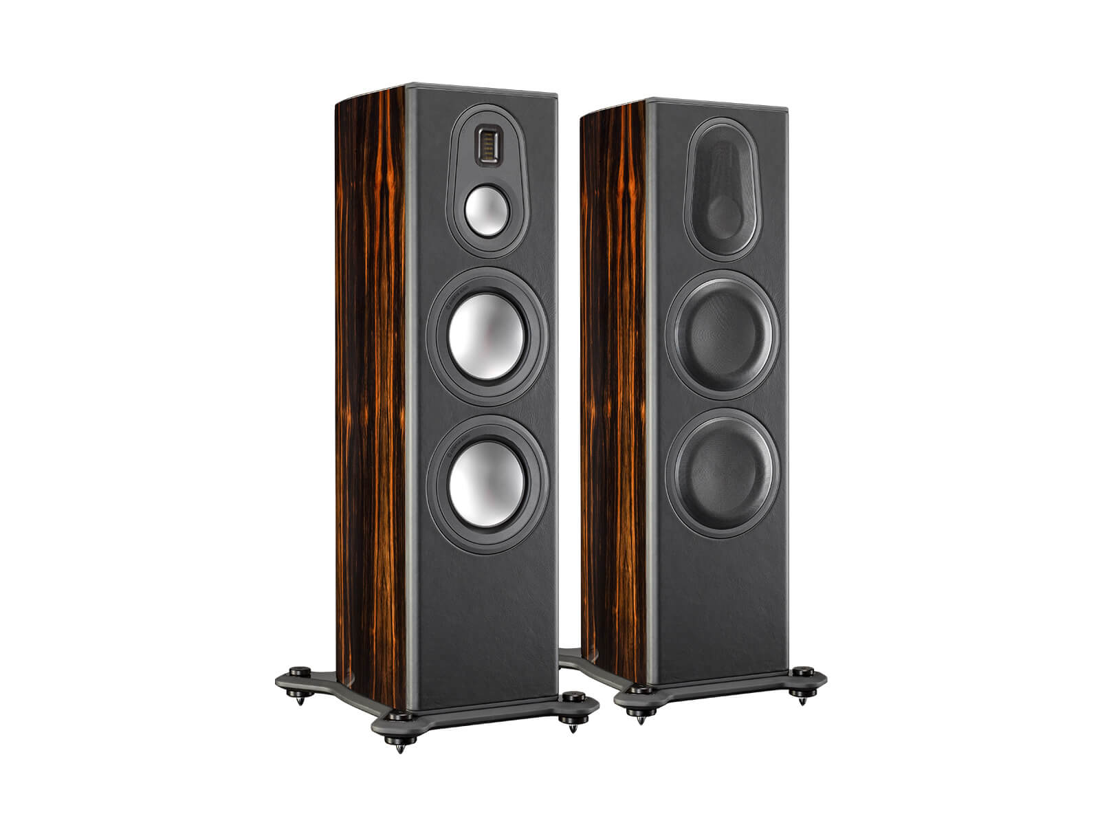 Monitor Audio Platinum PL300 II, grindinės garso kolonėlės Wood Weneer