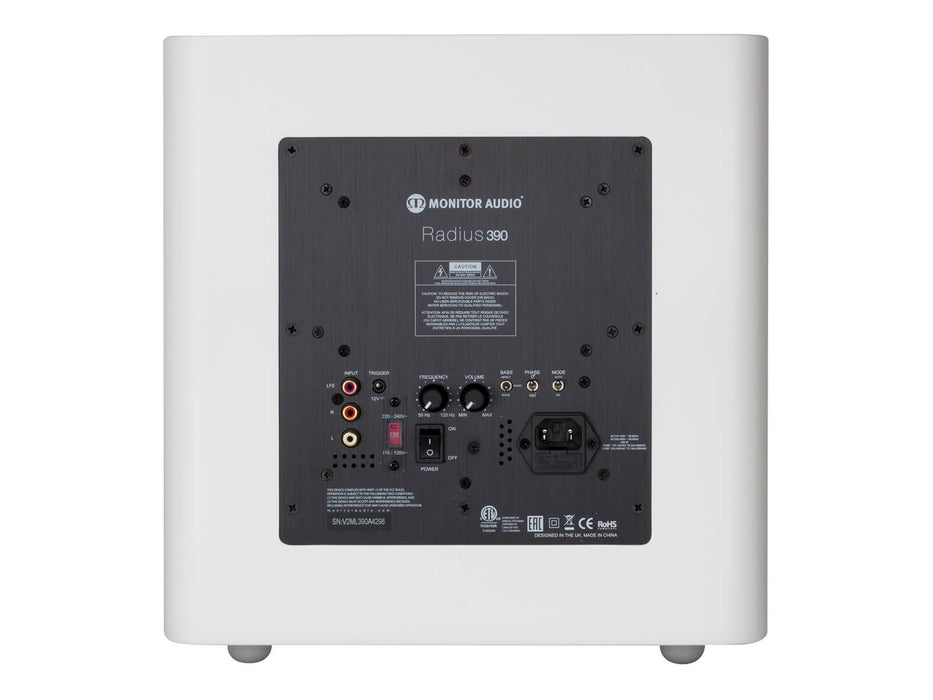 Monitor Audio Radius 390. žemų dažnių garso kolonėlė (įvairių spalvų) - Galas