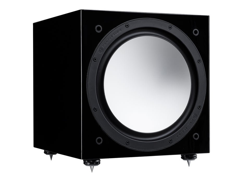 Monitor Audio Silver W-12 6G, žemų dažnių garso kolonėlė (įvairių spalvų)- juoda