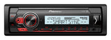 Kateriams bei laivams skirta magnetola Pioneer MVH-MS410BT, USB, AUX, BLUETOOTH Magnetolos Pioneer AUTOGARSAS.LT