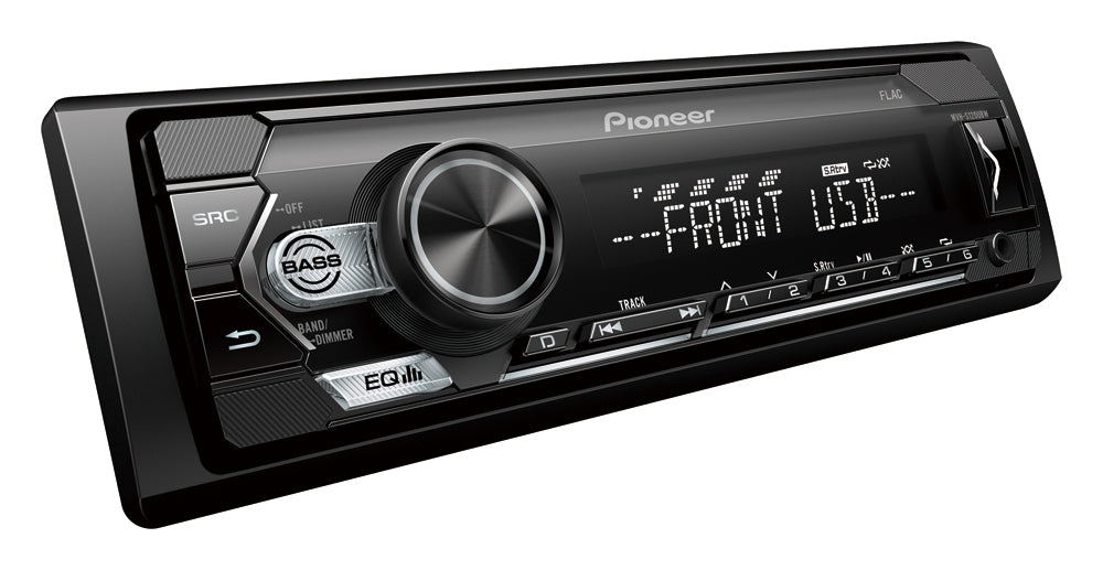 Pioneer MVH-S120UBW, automagnetola - Šonas