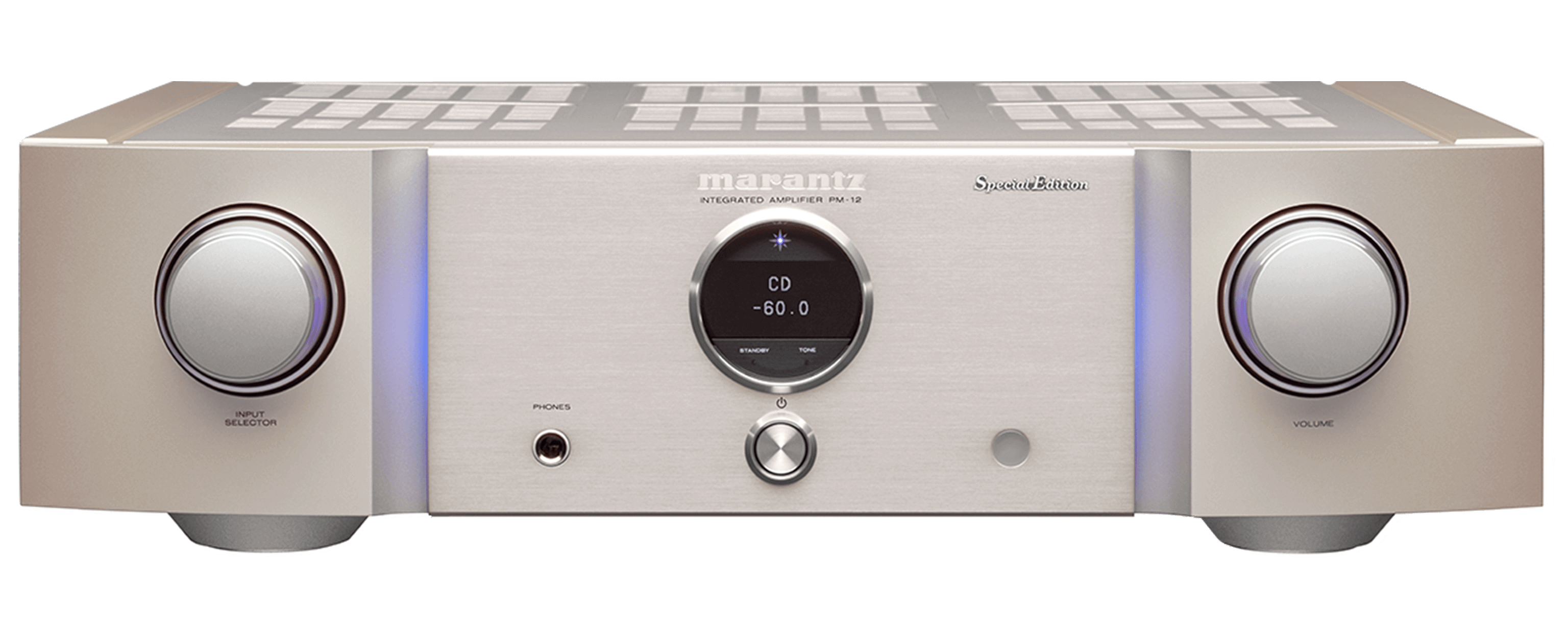 Marantz PM-12 Special Edition, integruotas stiprintuvas (įvairių spalvų)- silver gold