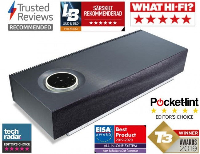 Беспроводная музыкальная система Naim Mu-so 2 с Bluetooth, AirPlay 2 и Spotify