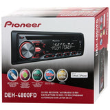 Magnetola automobiliui Pioneer DEH-4800FD 4x100W, CD, USB, AUX Magnetolos Pioneer AUTOGARSAS.LT