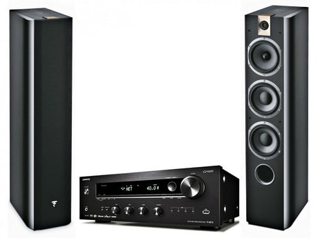 Premium klasės stereo komplektas - stiprintuvas ONKYO TX-8270, su kolonėlėm Focal Chorus 726 Stereo Stereo AUTOGARSAS.LT