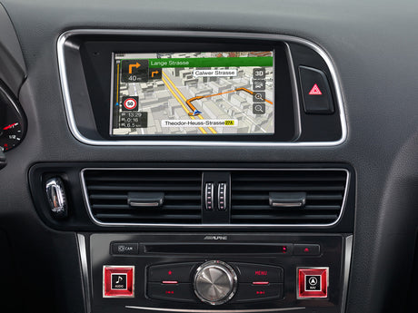 Navigacinė sistema Alpine X701D-Q5, skirta Audi Q5 GPS navigacija Alpine AUTOGARSAS.LT