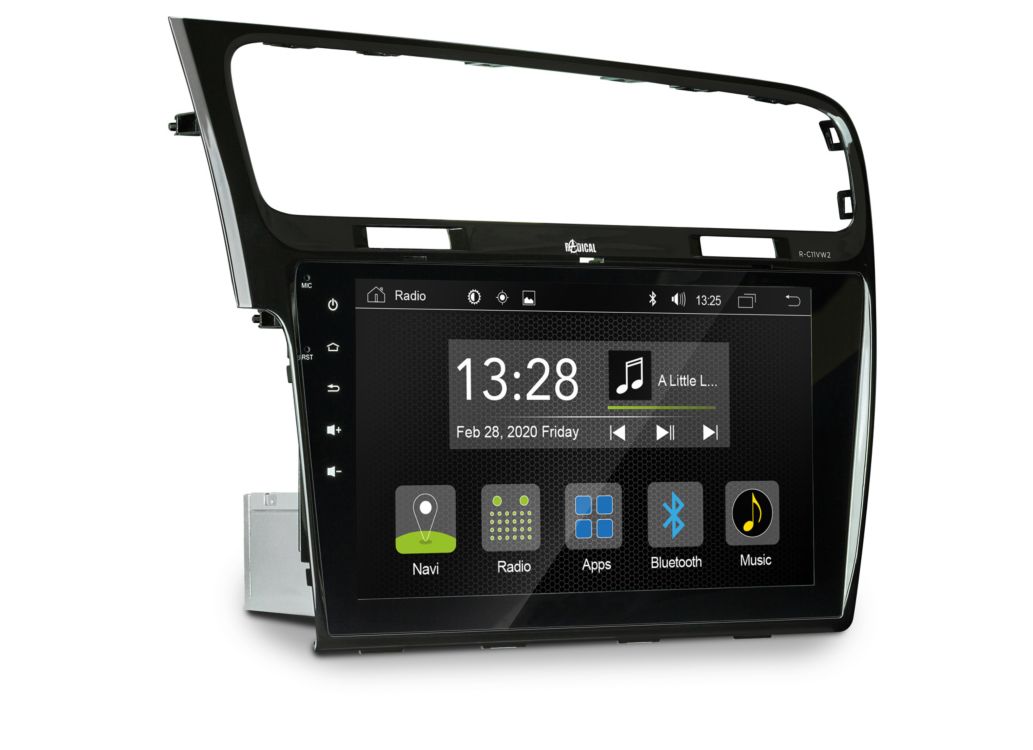 Radical R-C11VW2 Android multimedija VW Golf 7 automobiliui - šonas