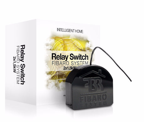 Išmanusis Jungiklis Fibaro Relay Switch 2x1.5 kW Išmanūs namai Fibaro AUTOGARSAS.LT