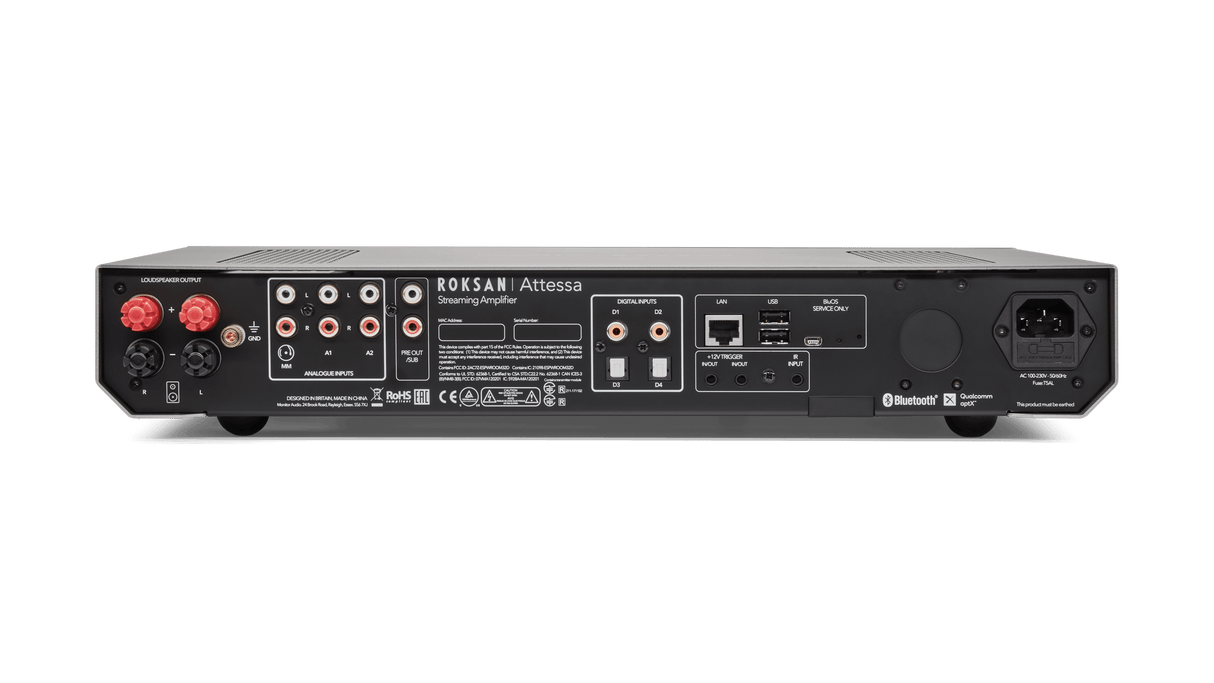 Roksan Attessa Streaming Amplifier, tinklo grotuvas- stiprintuvas (įvairių spalvų)- galas