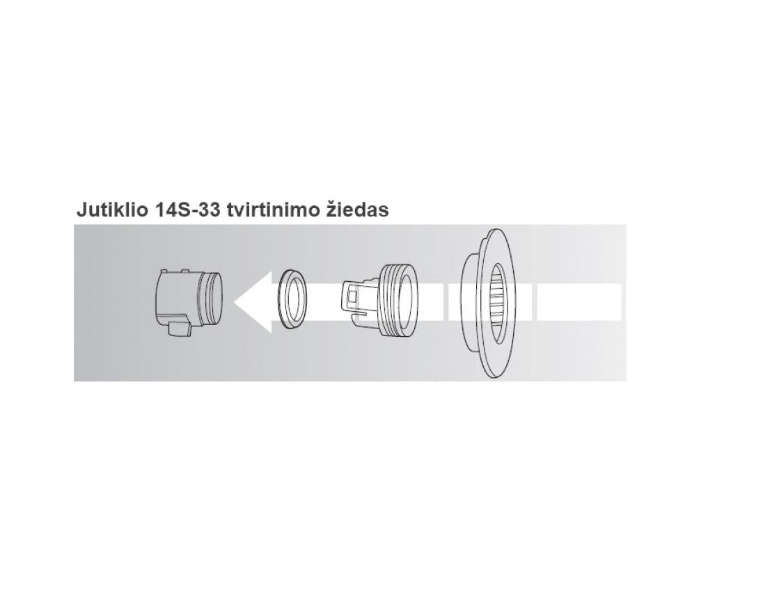 Parkavimo jutiklis Steelmate 14S-33 Komforto įranga Steelmate AUTOGARSAS.LT