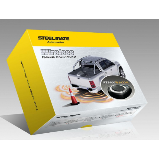 Steelmate PTS400W1-COM, parkavimo sistema automobiliui- pakuotė