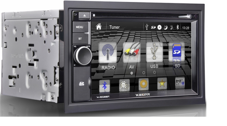 Multimedija automobiliui Xzent X-202BT MK2, 2-DIN, CD/DVD, USB, SD, HDMI, BLUETOOTH Multimedija Xzent AUTOGARSAS.LT