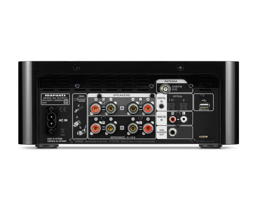 Marantz MELODY MEDIA M-CR412, tinklo grotuvas (įvairių spalvų)- galaas